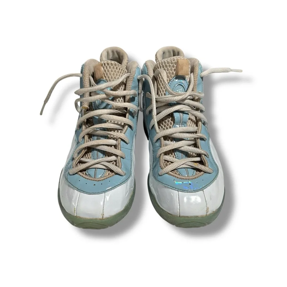 Nike Kid's Little Posite One PS‎ Sneakers White Blue Size 2.5Y DM1095-400